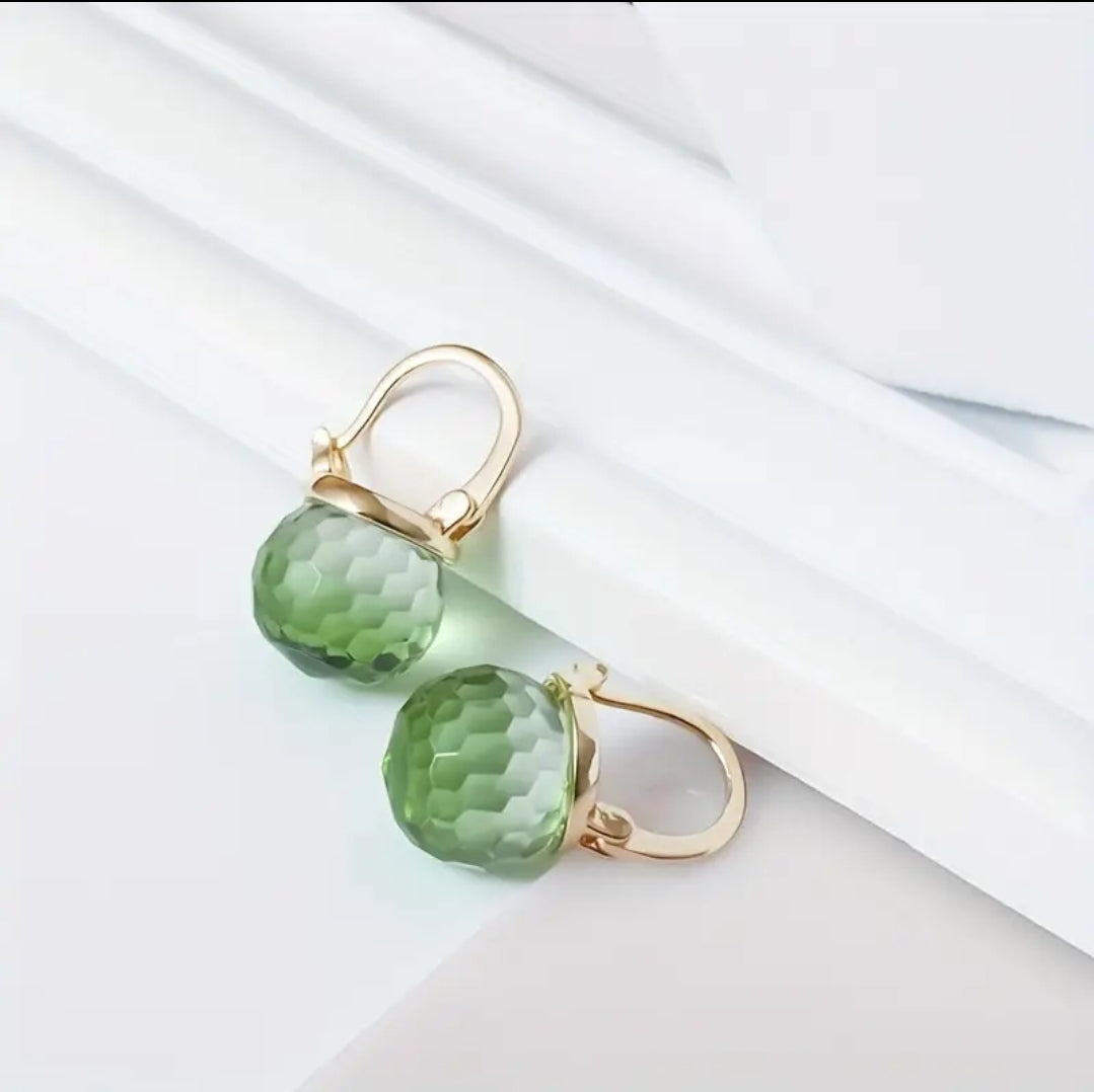 Cristal Ball Drop Earring - JBAEssential's