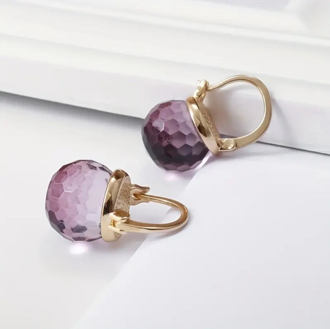 Cristal Ball Drop Earring - JBAEssential's