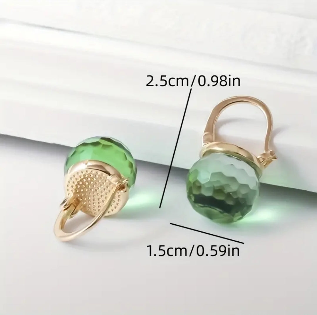 Cristal Ball Drop Earring - JBAEssential's